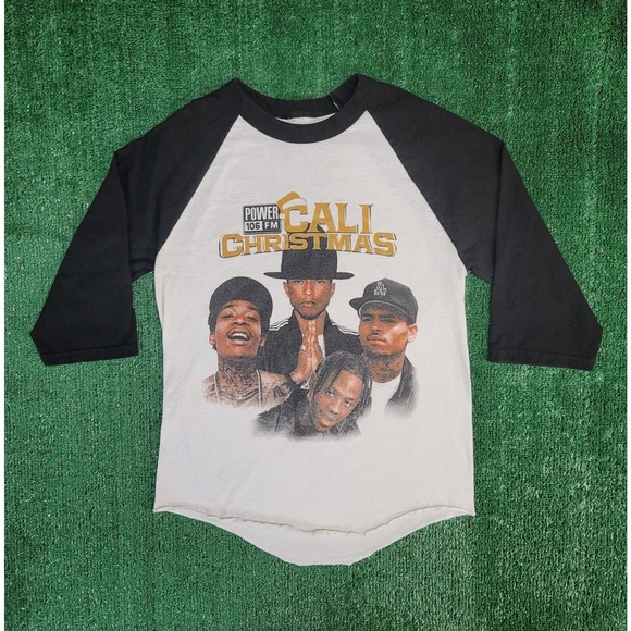 Power 106 FM CALI CHRISTMAS Shirt Shirt Small Travis Scott Wiz Khalifa Pharrell - Picture 2 of 10